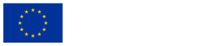 Funded By European Union Logo with white text on the side saying that